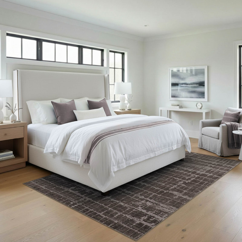 Tapis imprimé Dream Mink Theo, Brun, 5 pi 3 po x 7 pi 5 po