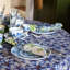 Organic Linen Tablecloth in Blue Harem-753526723