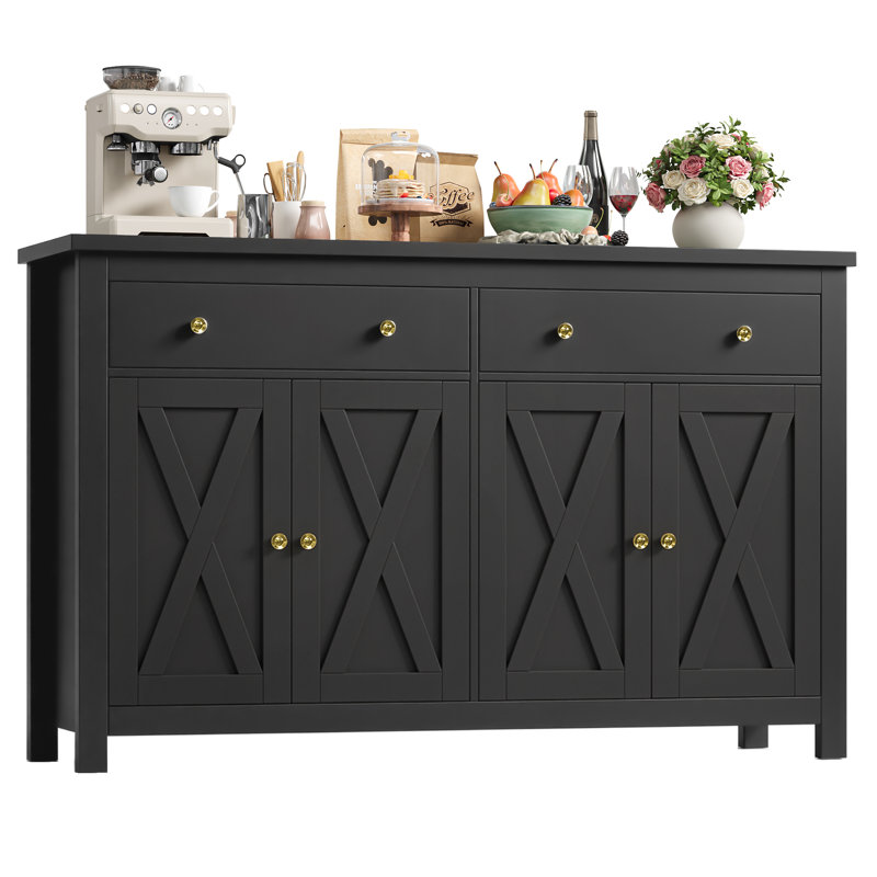 55.1'' Sideboard, Black