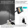 Sofa Armrest with Cupholder,Large Storage Couch Armrest with Removable Phone Stand&Reading,Beige