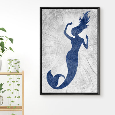 «Mermaid Twirling In The Sea», reproduction sur toile flottante