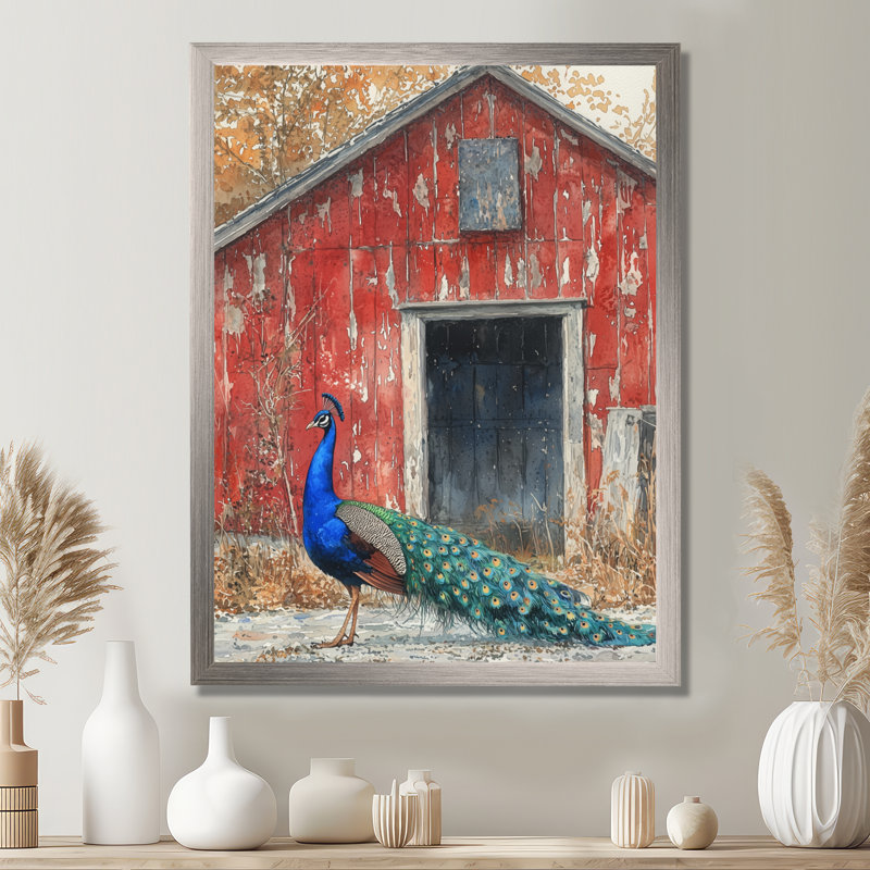 Innis - animaux, impressions sur toile, Argent argent, H 44 po x l 34 po, Reproduction encadrée d'une seule photo