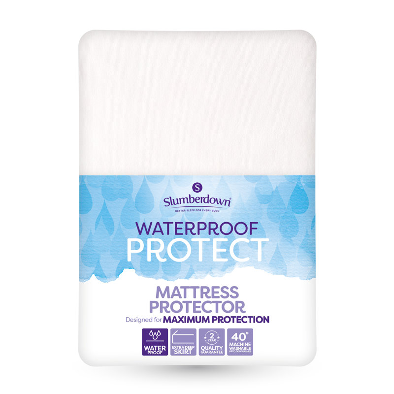 Slumberdown Waterproof Mattress Protector - Ultimate Protection & Comfort, Double