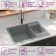 Vidaxl Kitchen Sink With Overflow Hole Double Basins Granite