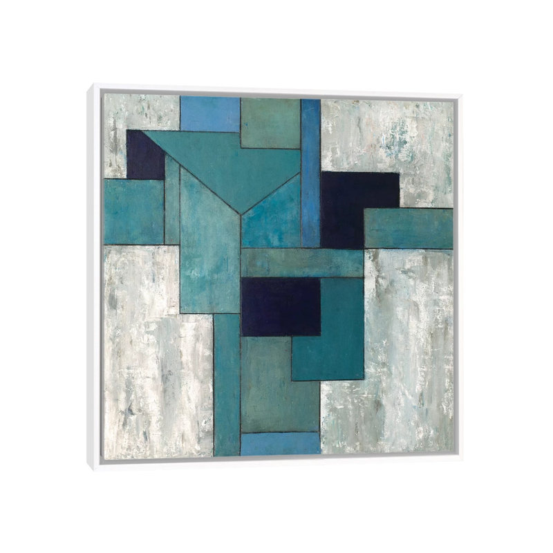 Still Standing by Stephen Cimini - Painting on Canvas, White Framed, 66.04 cm H x 66.04 cm W