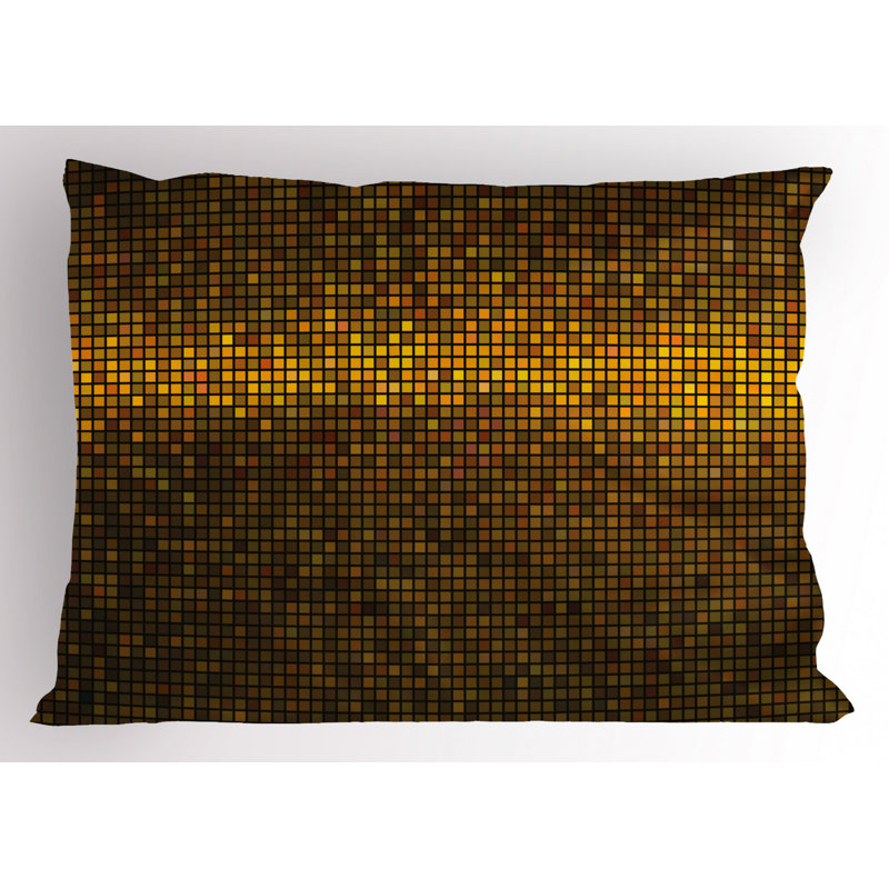 Polyester Geometric Sham Set, Queen