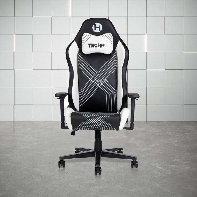 Fauteuil de jeu Techni Sport Comfort Edge, Noir, noir, noir, noir