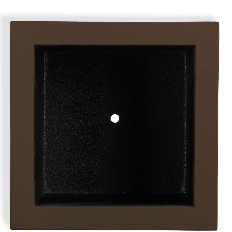 Milan Polymer Planter Box, Chocolate Brown