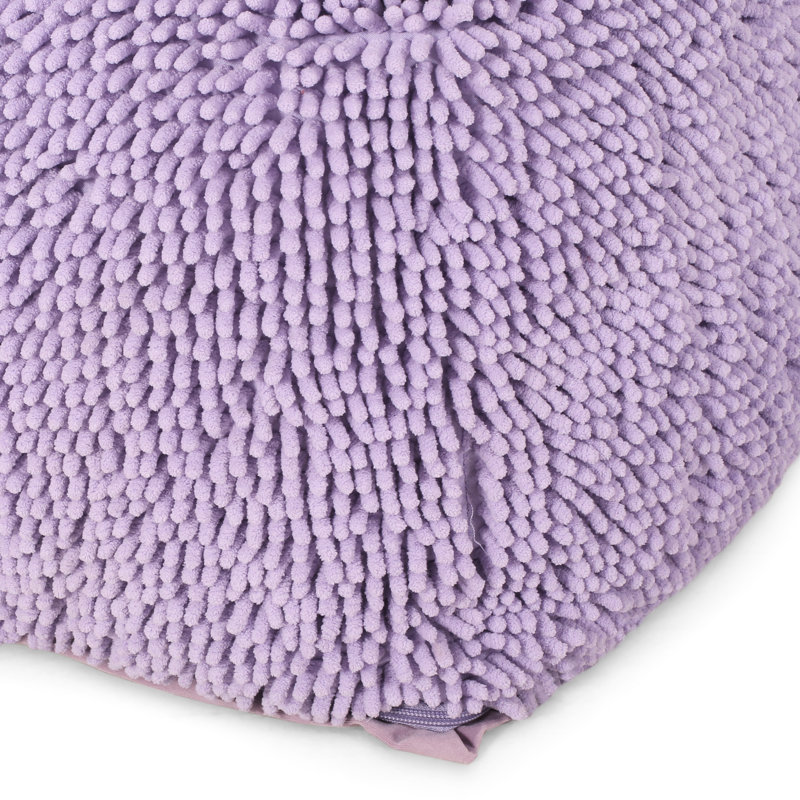 Repose-pieds en microfibre Lavender Spongy