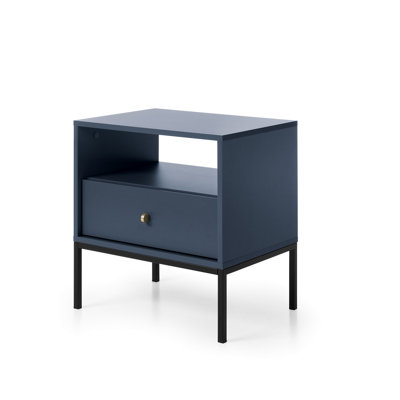 Craigarogan 53.6cm W Manufactured Wood Bedside Table