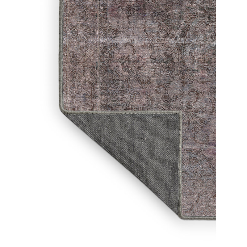 Tapis brun à motif oriental, Rectangle 7 pi x 10 pi