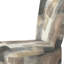 Chaise d'appoint rembourrée Glam Dancing Shape I-1056841661