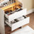 3-In-1 Vanity Table With Led Mirror Storage Stool, Flip Top Makeup Dressing Table With Adjustable Lights, 5 Storage Spaces Cosmetic Organizer For Bedroom