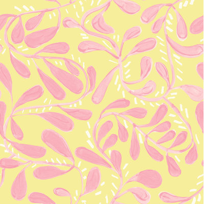 Susan Hable Floral Wallpaper Double Roll