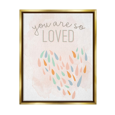 You Are So Loved Fun Heart Shape - impression graphique