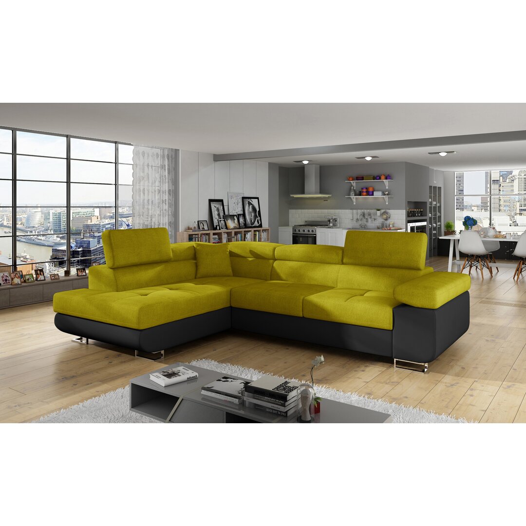 Ecksofa Gerardi mit Bettfunktion