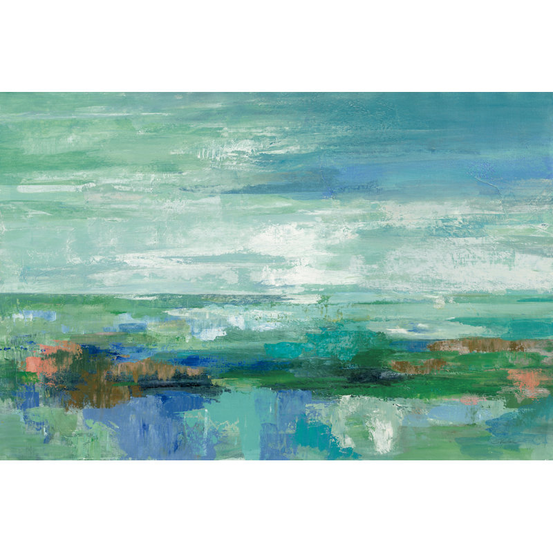 Emerald Bay, H 8 po x l 12 po, Cadre simple argenté, Non