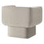 Fauteuil d'appoint en velours Tate Performance-101323705