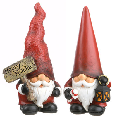 Paire de gnomes du père Noël 10 "