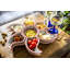 Plat de service divisé en étoile fabriqué à la main en céramique Dipper - ensemble de 6 entrées et plateau à condiments-693819269-693819289