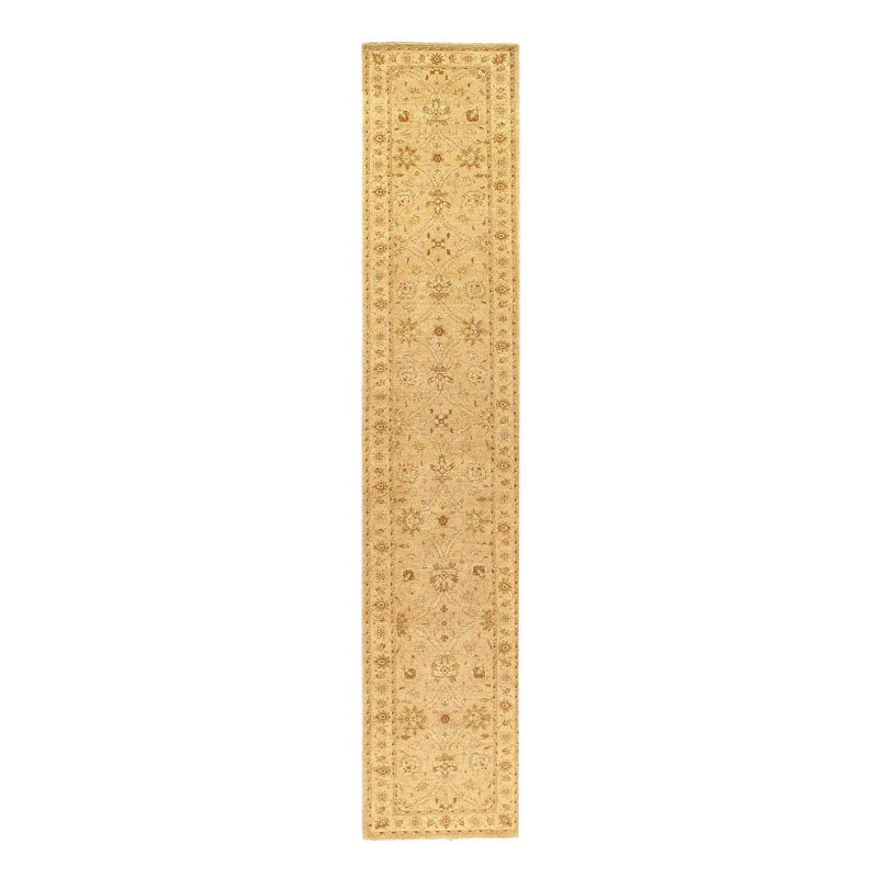 Hand Woven Cotton and Wool Oriental Area Rug