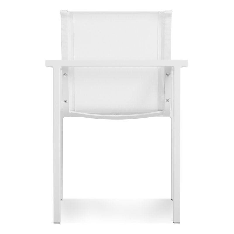 Skiff Outdoor 3 - Piece Bistro Set, 47.2" x 47.2" x 29.1", White