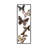 Handmade Decorative Metal Wall Accessory, 12.6 x 35.4 x 1.6 inches | 100% Metal Construction, Unique Hand-Painted Design | Perfect for Home Decor, Adds Color & Texture to Any Room