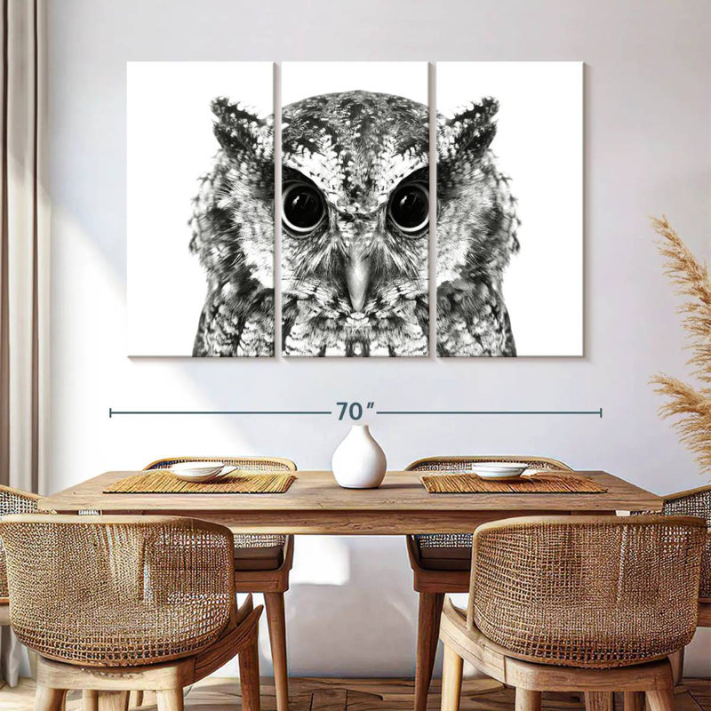 Brampt Bewitching Owl, 42" H x 65" W