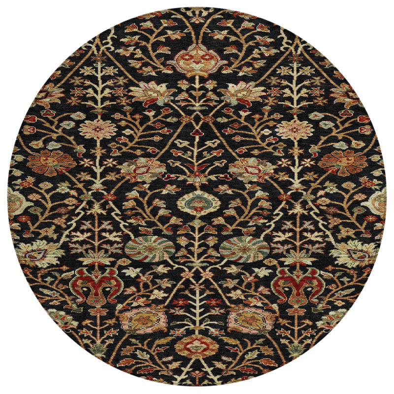 Tapis d'intérieur rond 8 pi
