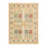 Classic One-of-a-Kind 4' 2" X 6' 0" Hand Knotted Area Rug