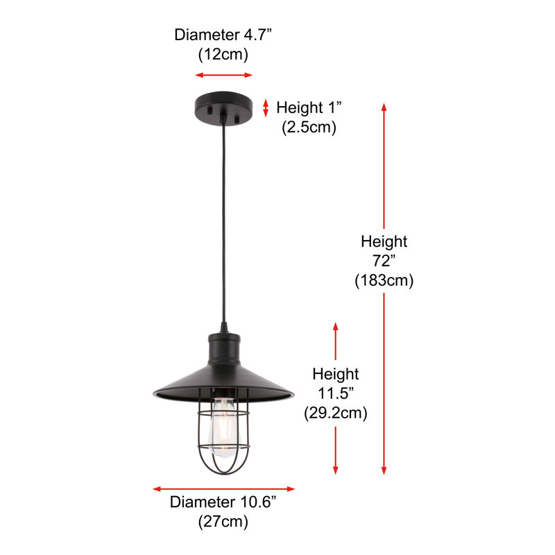 Mariners 1 - Light Black Single Pendant, 11.3" H x 10.6" W x 10.6" D