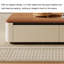 Table basse moderne avec rangement rectangulaire