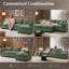 112" L-Shaped Modular Sectional Sofa with USB Charging Port and Movable Ottoman-674334644