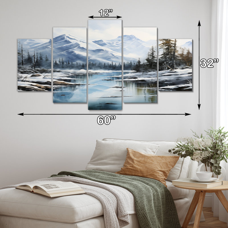 Canada Misty Mountain Majesty IV - Canada Wall Decor Set Metal