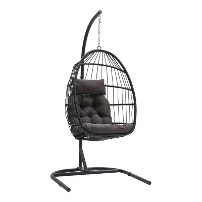 Outdoor Hanging Egg-Shaped Chair