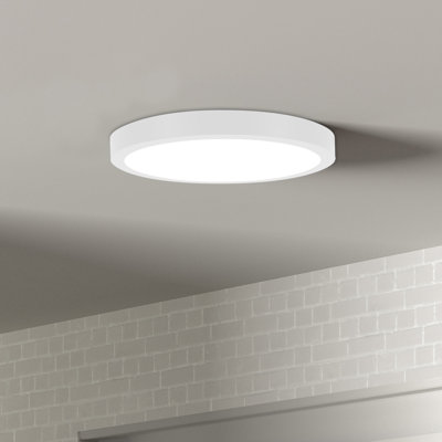 Leitner 1 LED Flush Mount Light – Modern Minimalist Design, Flicker-Free Illumination, Low-Profile, Perfect for Apartments, Lofts, and Small Spaces