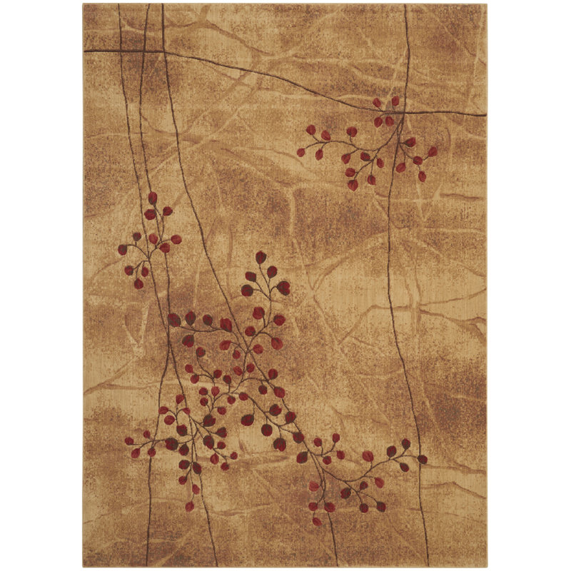 Jaciere Somerset 7'9" X 10'10" Latte Rustic Indoor Rug