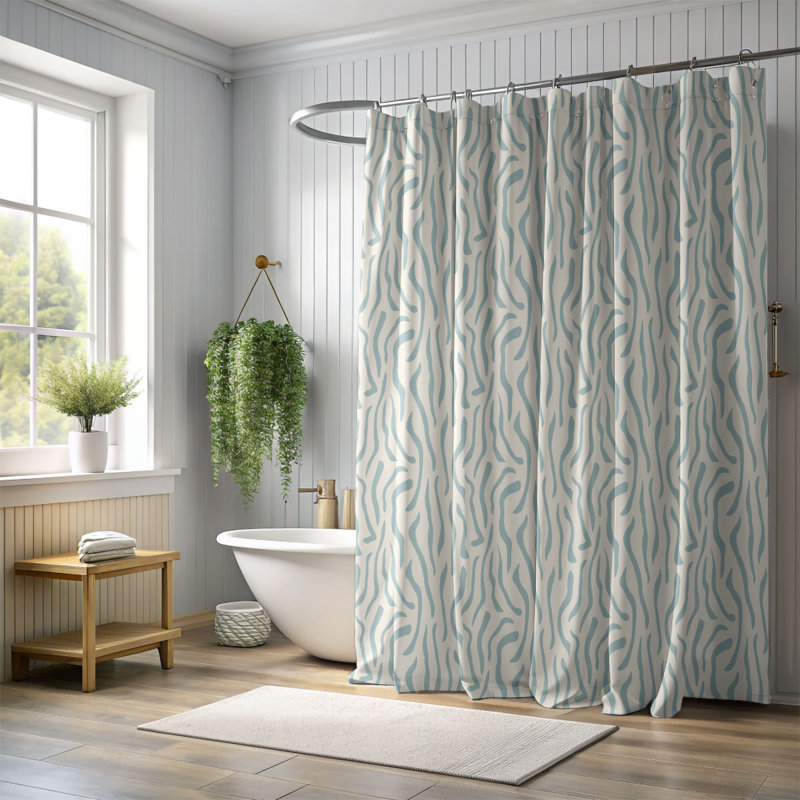 Rideau de douche Boho Gentle - Premium, H 74 po x l 71 po
