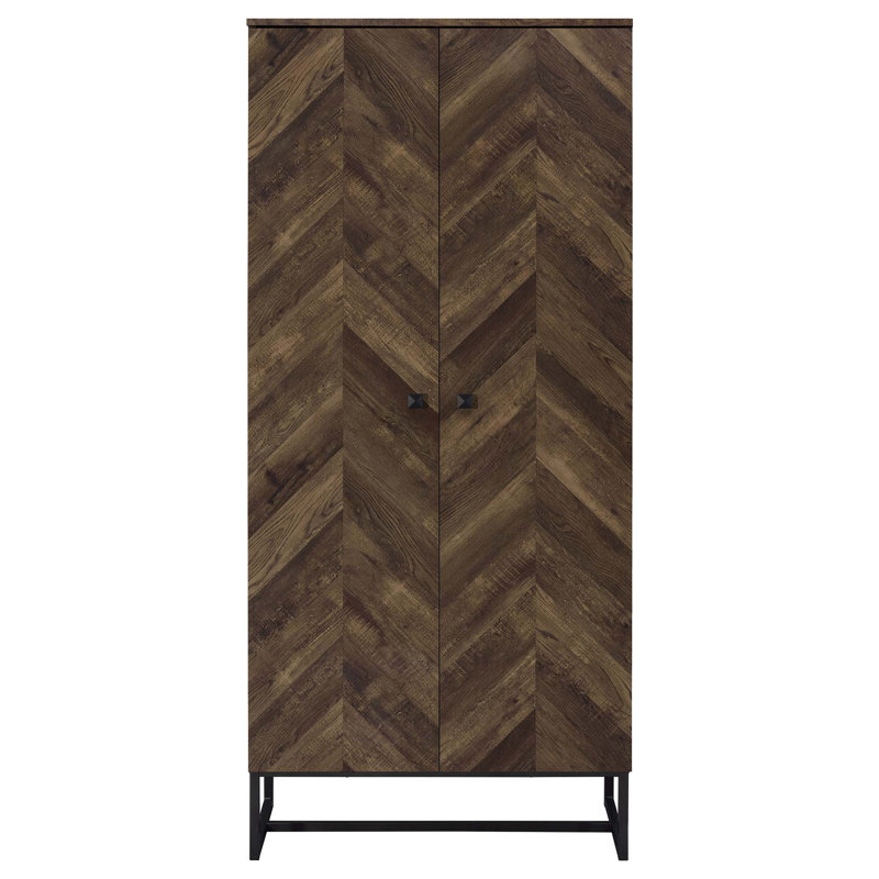 Armoire d'appoint rustique et bronze industriel