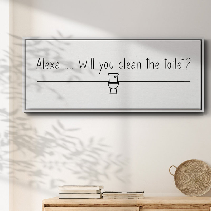 Alexa ...- Framed Canvas, 12" H x 30" W