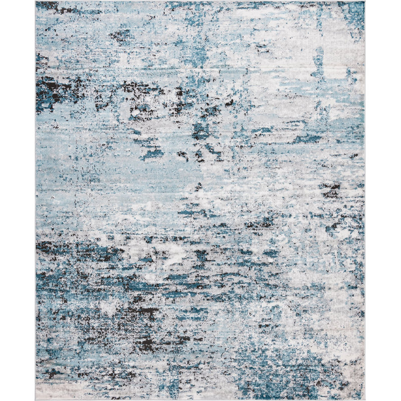 Abstract Indoor Rug, Rectangle 8' x 10'