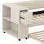 Lit simple tapissier avec rangement et lit gigogne simple, ports de chargement USB-106501184