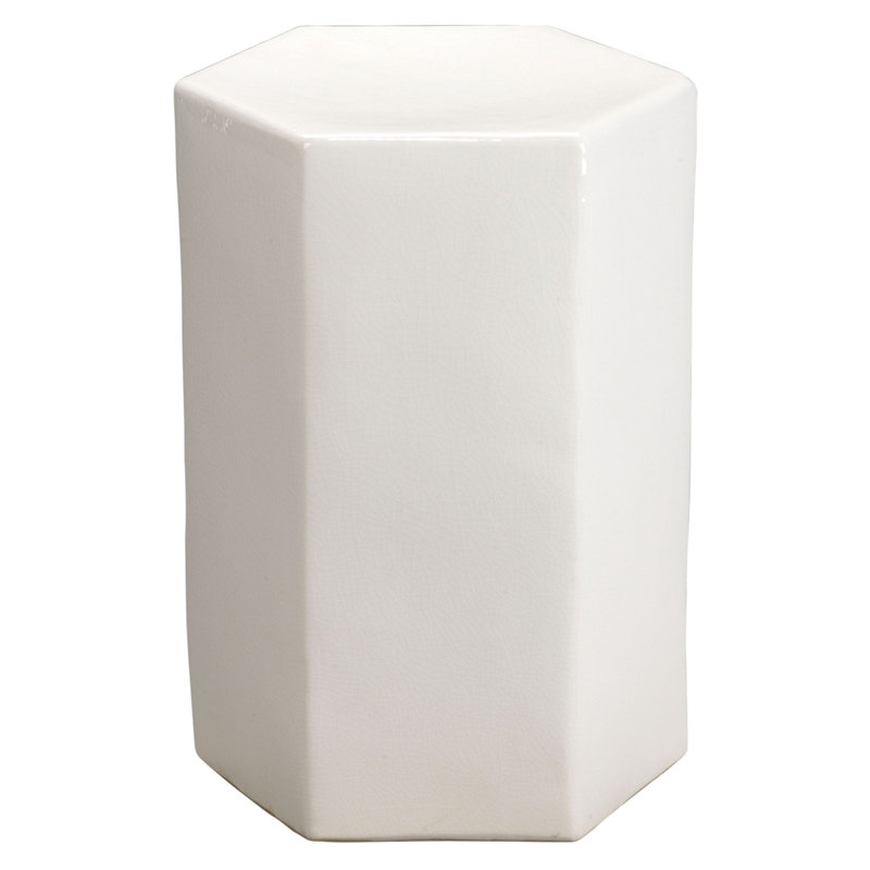 Table de bout bloc Bitania, H 10 po x l 11,5 po x P 14 po, gris
