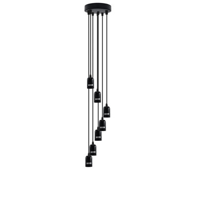 Mathurine - Light Black Cluster Pendant