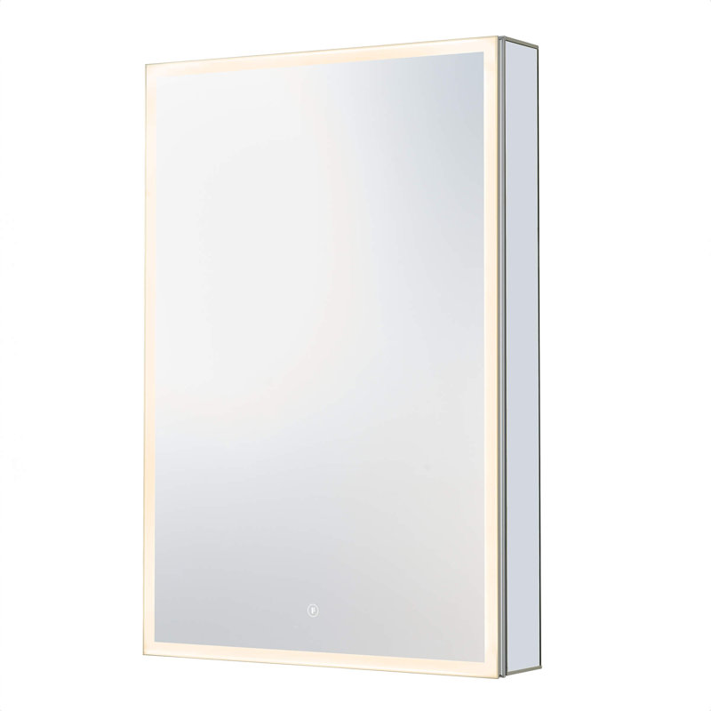 Armoire à pharmacie avec éclairage à DEL Brayden Studio®, Gauche
