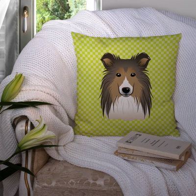 Geometric Outdoor Reversible Throw Pillow