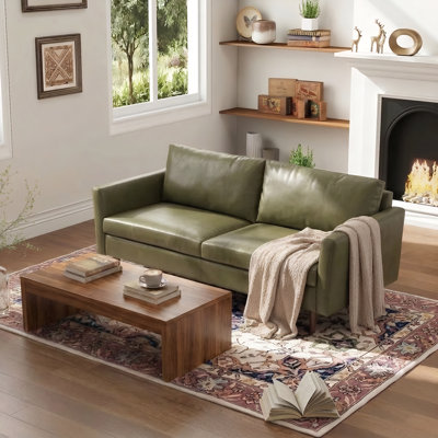 80.3'' Faux Leather Sofa