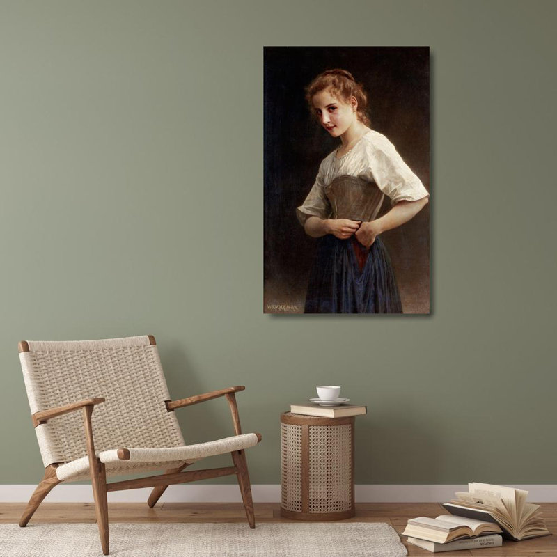 Lark Manor ™, art graphique sur toile tendue de la galerie Adolphe, Bouguereau, William: Au début de la journée