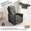 Canapé inclinable en tissu Chenille-2107323801
