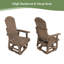 Siège de patio ergonomique pivotant Adirondack-2042674102